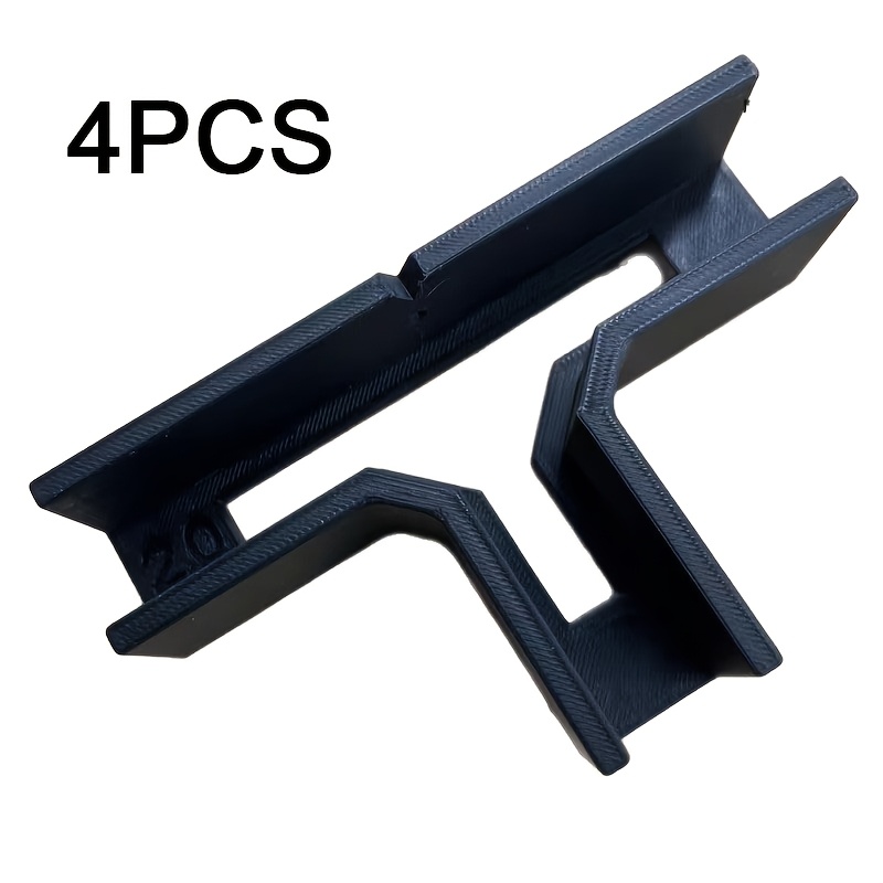TEMU 4 pièces Équerres d'angle en bois de T, fixation robuste à de 90 degrés, de renfort de meubles en bois , facile à installer et anti-dérangement,