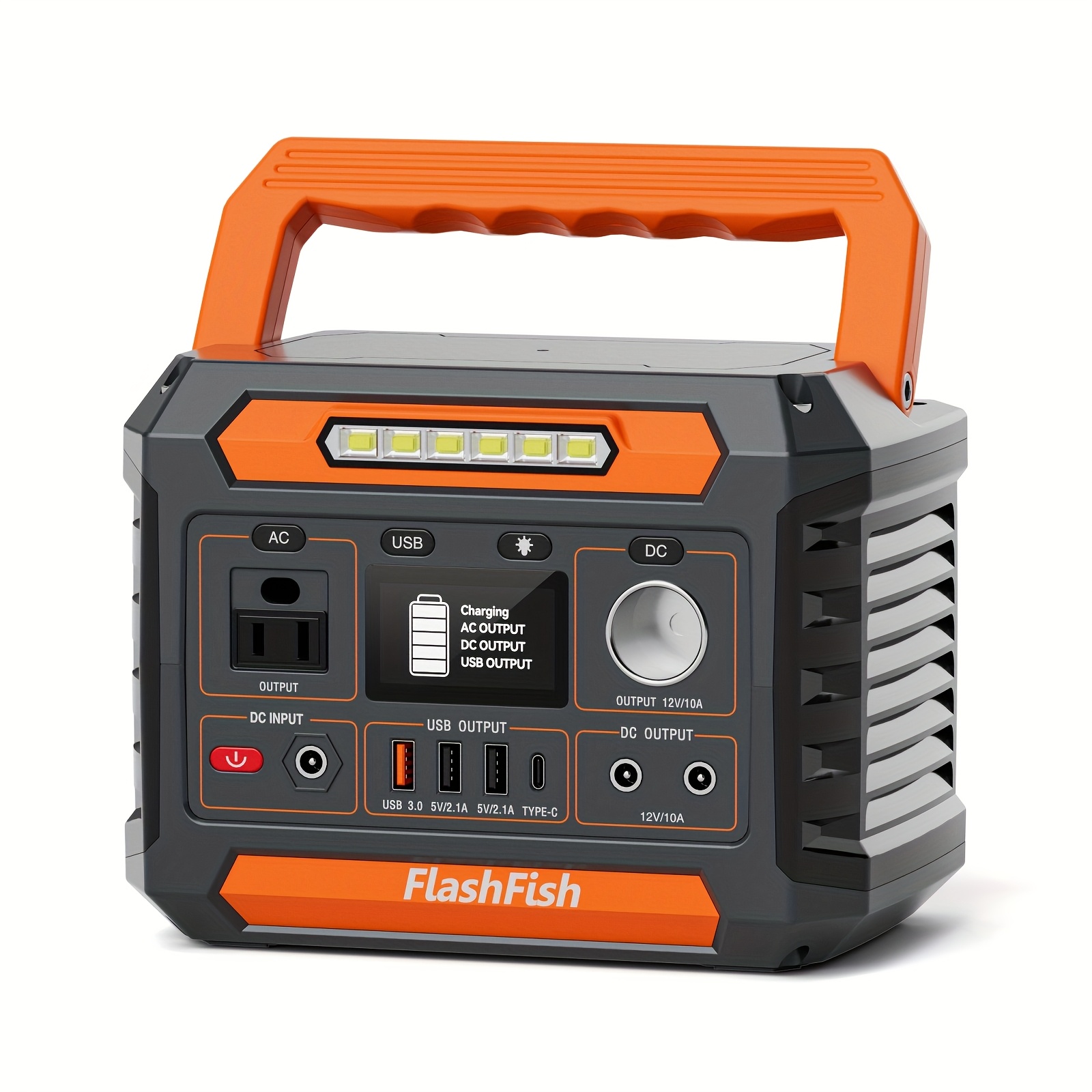 Portable Power Station 300w 230.88wh Generator Suitable For Camping, Home Emergencies, Outdoor Trips - Lightweight Li- Bank With Ac/usb/ Outputs, Ac Plug-in ( Plug), Usb- (solar Panel Not Included)