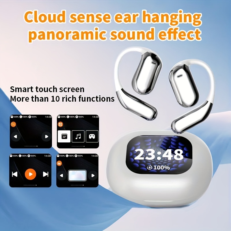 

Wireless Headphones Conduction Earphones, Wireless Ear Wireless 5.4, Ows Ear Headphones Earhooks, Touch , Touch Lcd Wireless Earphones, Over The Ear , Touch Display , &