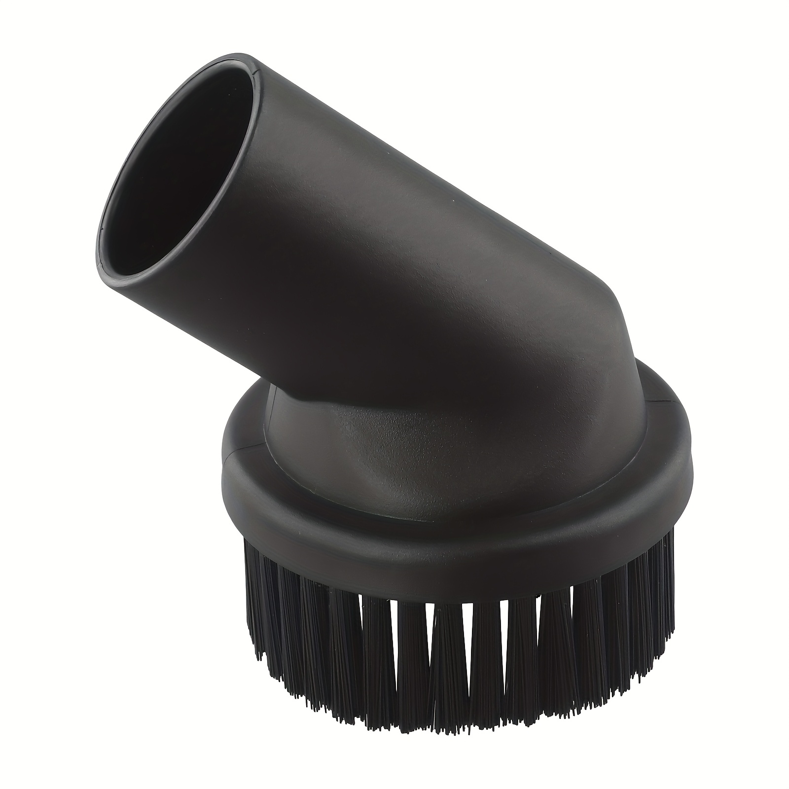 Image of Round Brush Attachment For Vacuum Cleaners, Designed For Gentle Dusting And Floor Cleaning, Suitable For Home And Garden Use, Compatible With Multiple Vacuum Models