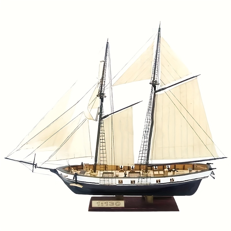 Wooden Assembly Hms Surprise Ship Model Needs Self-assembly Handmade Gift (base Not Included)
