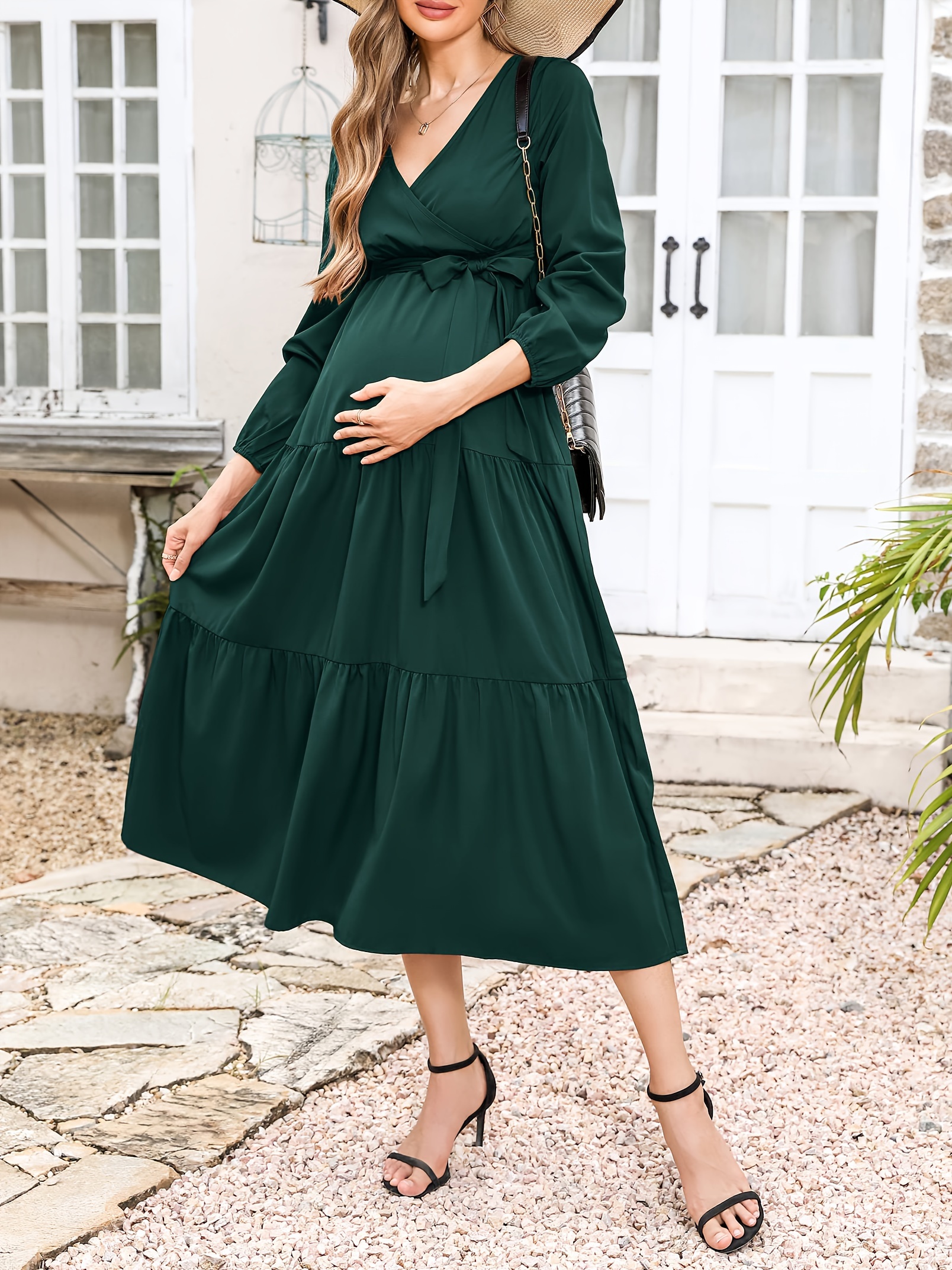 slim fit dress slacks The Softest Rib Nursing Dress main image 0
