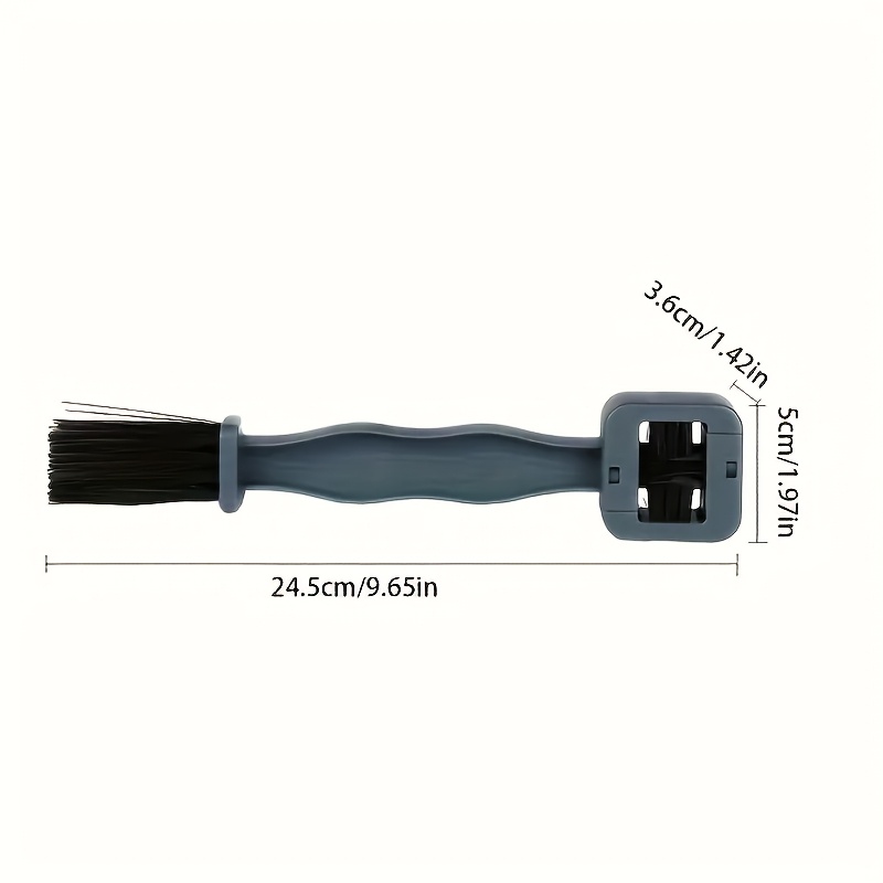 TEMU 1pc Bicycle Chain Cleaner Brush - For Off-road Motorcycles, Abs Material, Quick Removal Of Dirt And From Bike Chains