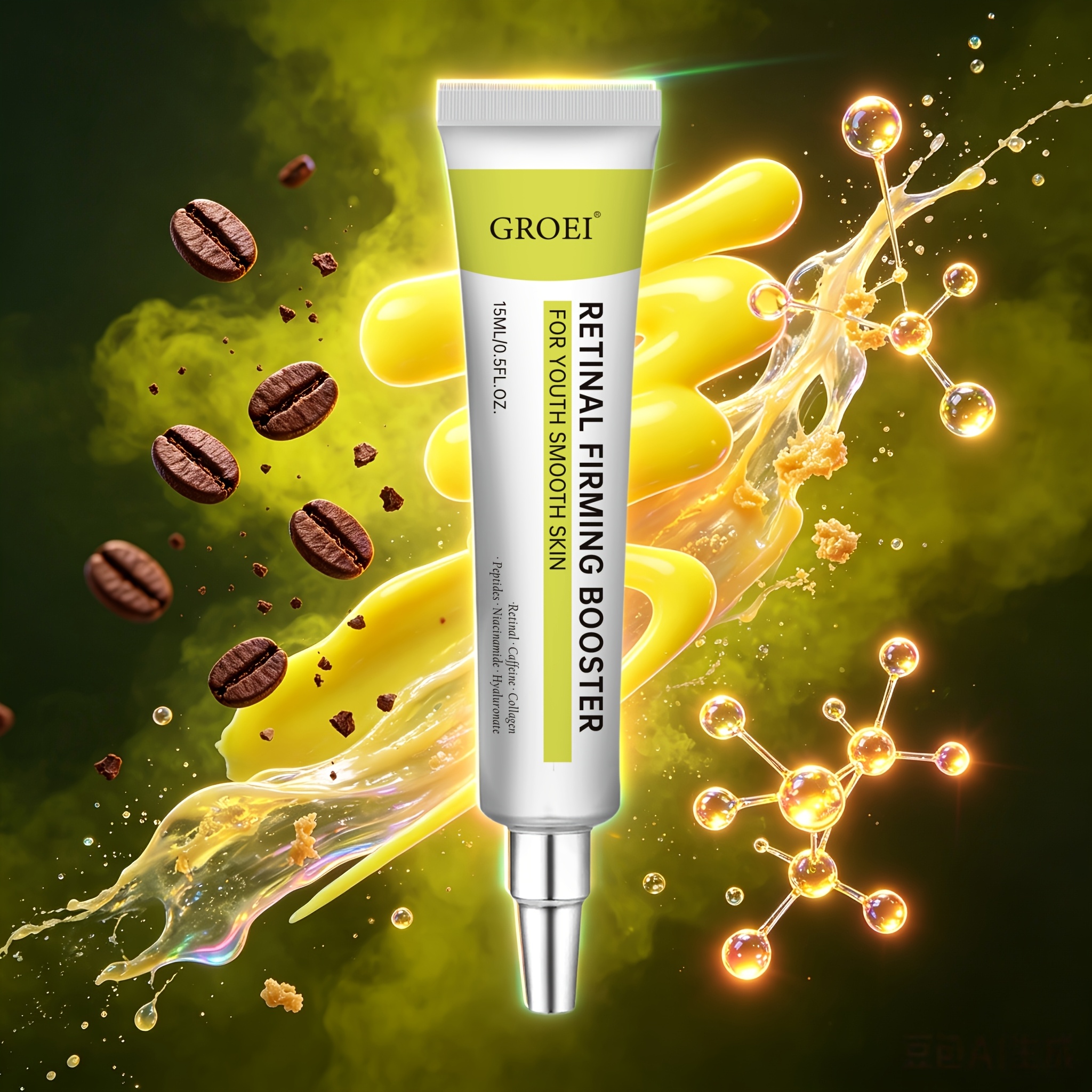 Image of Firming Booster Facial Serum – Looking With , Peptides And Niacinamide, Deep Hydration And Skin Smoothing Skincare, Rough Texture, Skin And Support Healthy-looking