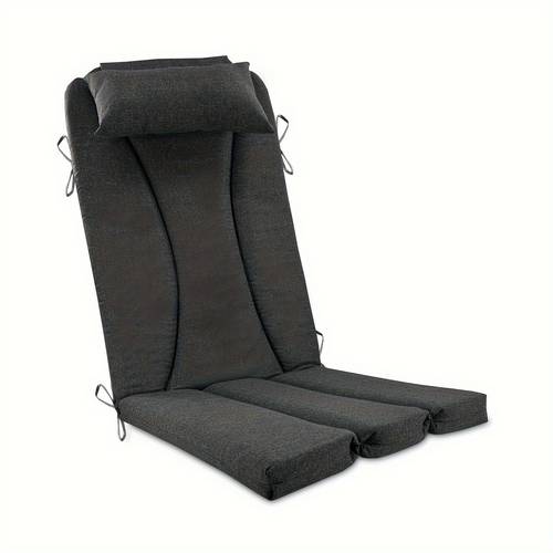 1pc dirondack rocking chair cushion high back patio cushions indoor outdoor pads with ties fade resistant seasonal all weather replacement