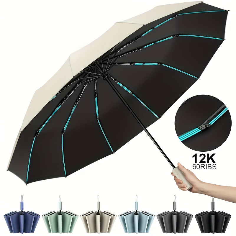 durable and wind resistant 12 rib   2 ribs stylish design for men   versatile all weather sunshade suitable for everyone features automatic opening closing compact folding for    