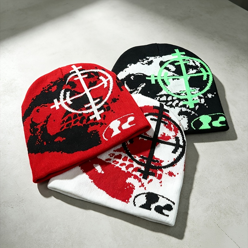 TEMU 3pcs Jacquard Hats Fashion Cycling Gift Warm