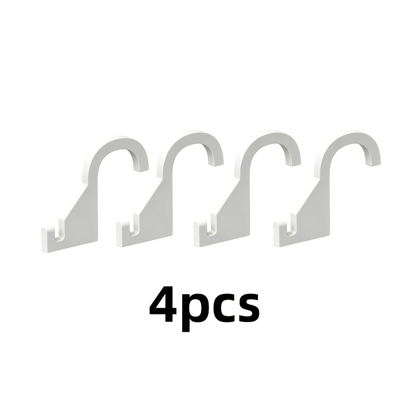 TEMU 4pcs Heavy Duty Pegboard Shelf Hooks, Bearing Storage Hooks For Workshop Garage Tool Organization
