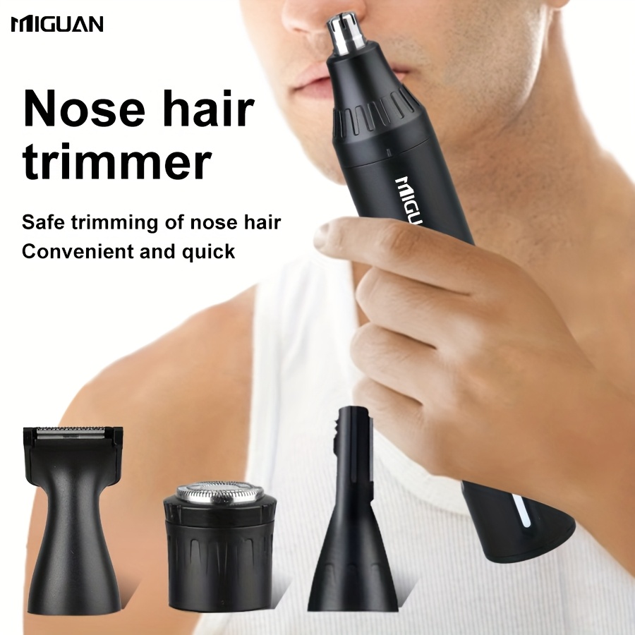 multi purpose mens electric ear and nose trimmer 4 in 1   kit electric eyebrow   shaver sideburns trimmer usb charging personal care tool for men holiday gift Product details 3