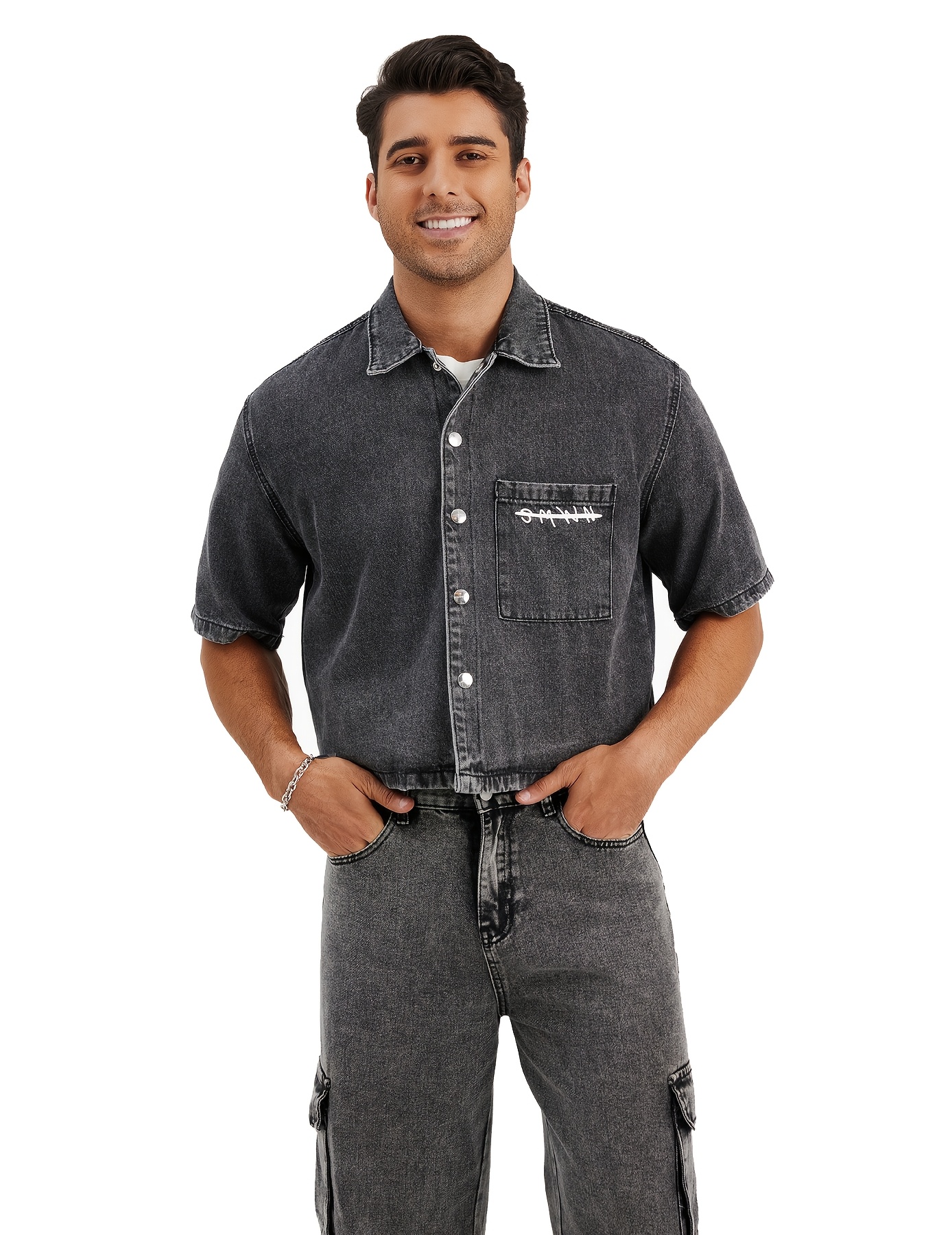 Vintage Hombre Camisas Estilo Retro Camiseta De Manga Larga Retro