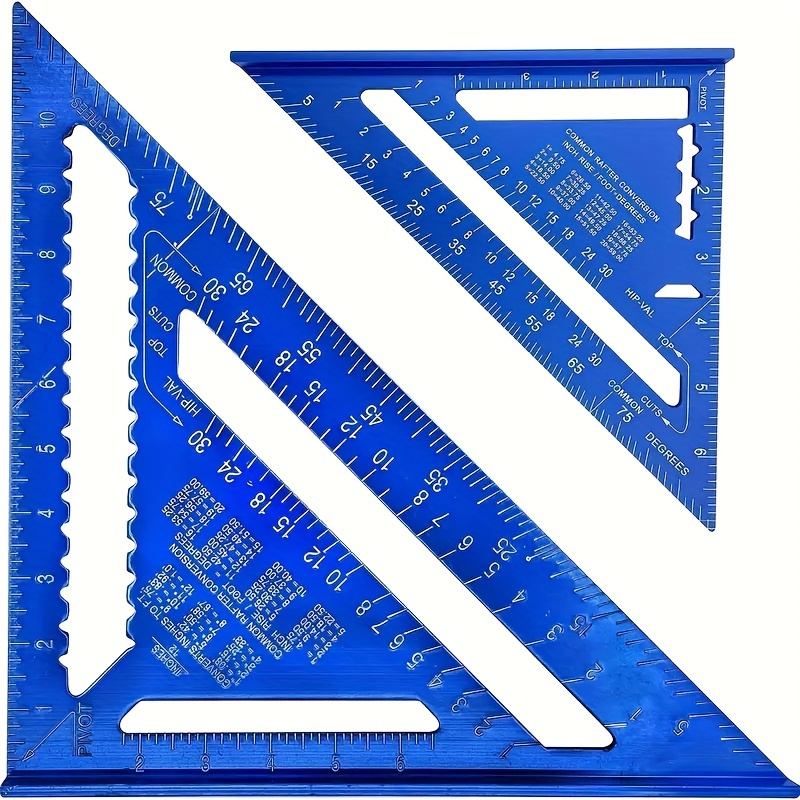 

12- Aluminum Alloy - Woodworking Tool Protractor & ,