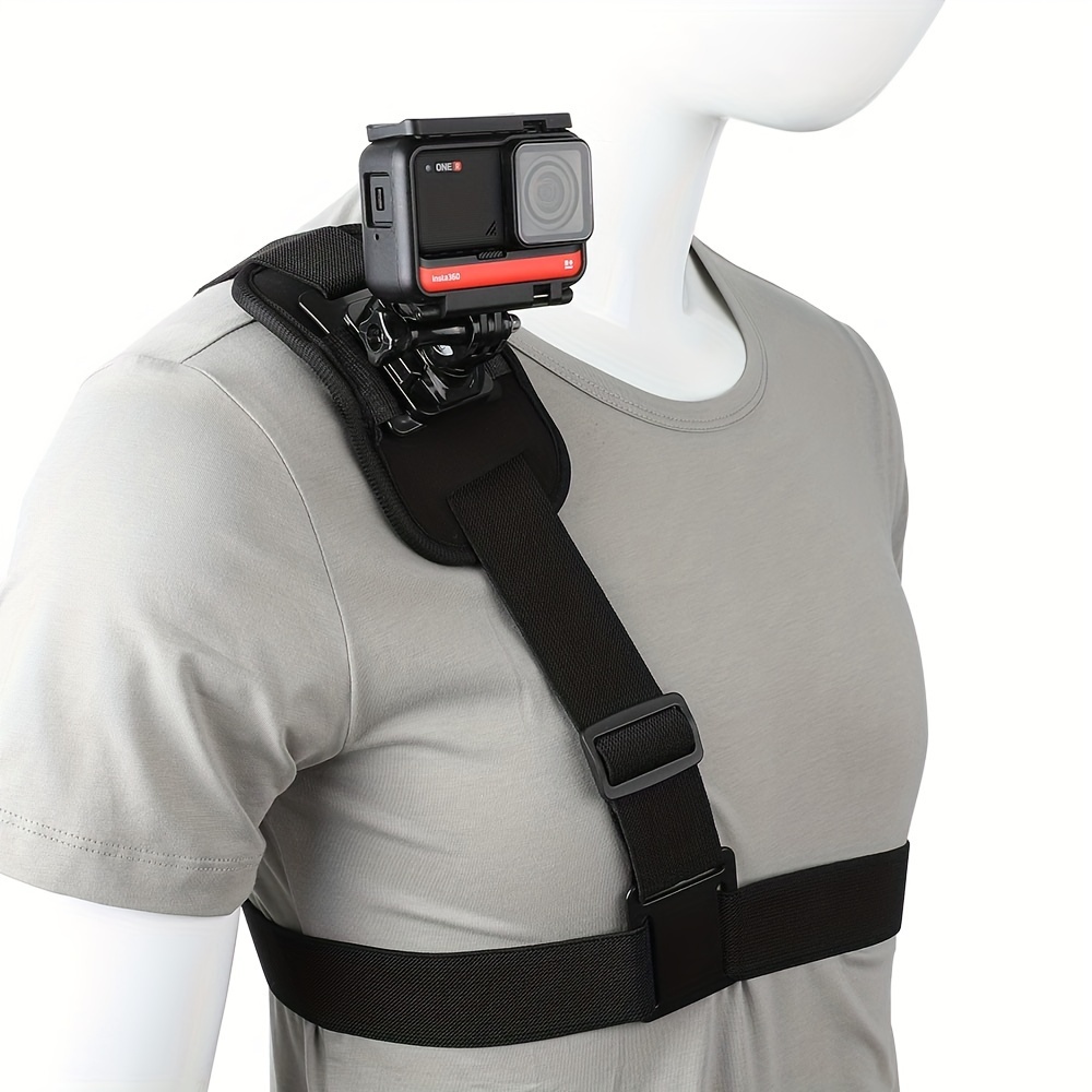 

Adjustable Polyester Action - Shoulder Support For Sports Cameras, Comfortable & , Ideal For Adventure Filming