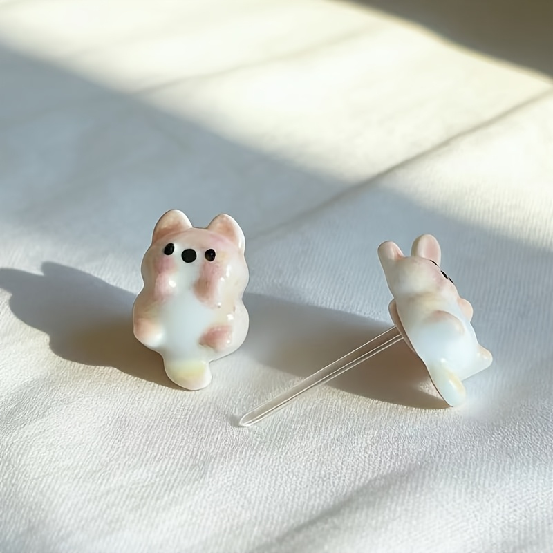Sweet Little Bear Stud Earrings for Daily Wear