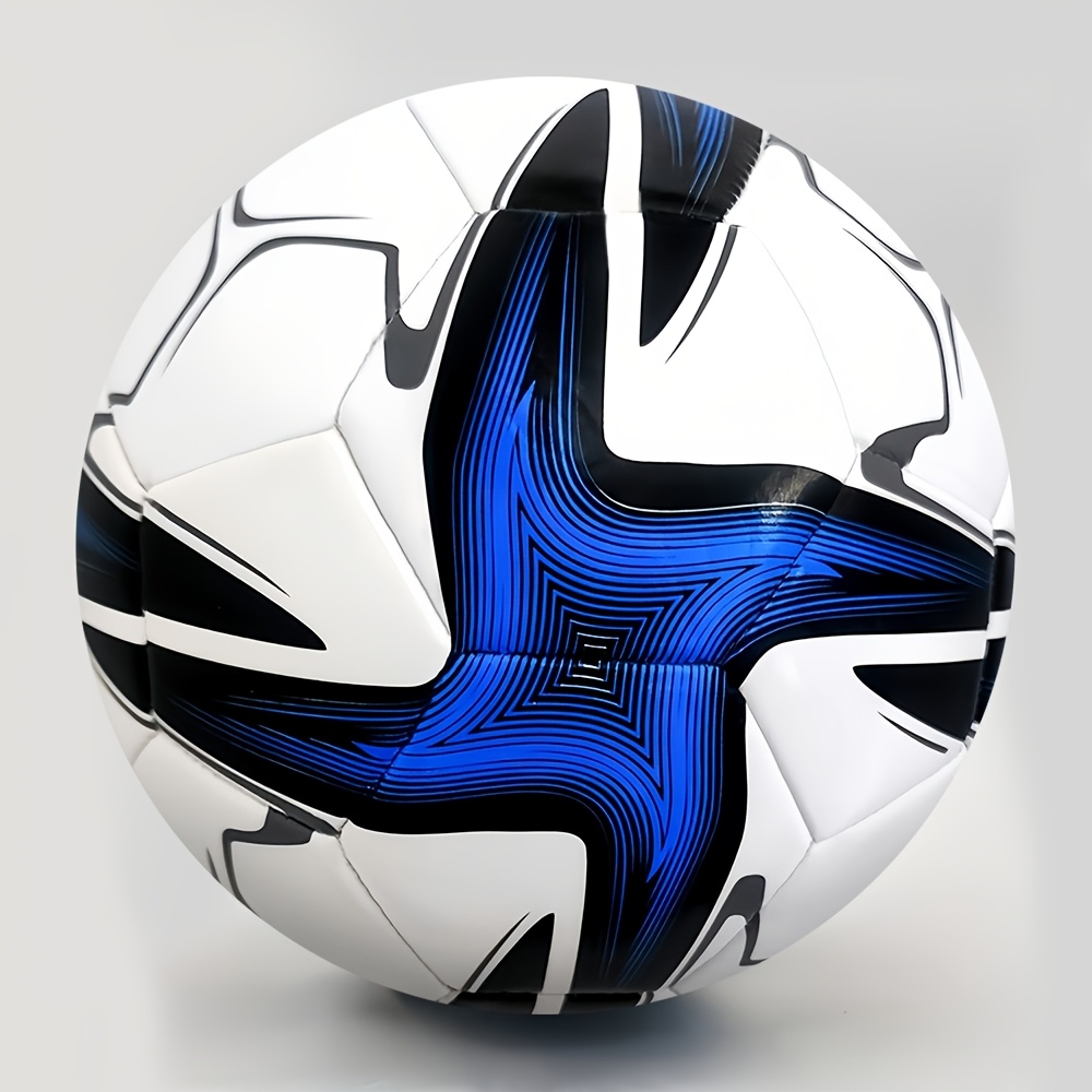 

1pc Vortex Pattern Soccer Ball, Size 5, Pvc Material, Suitable For And Matches, Play, No Electricity Or Prop Banknotes Required