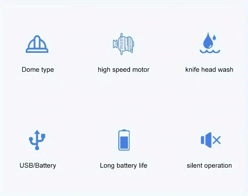 electric nose and ear hair trimmer male and female nose hair remover usb charging stainless steel head silent motor nose hair cleaner Product details 0