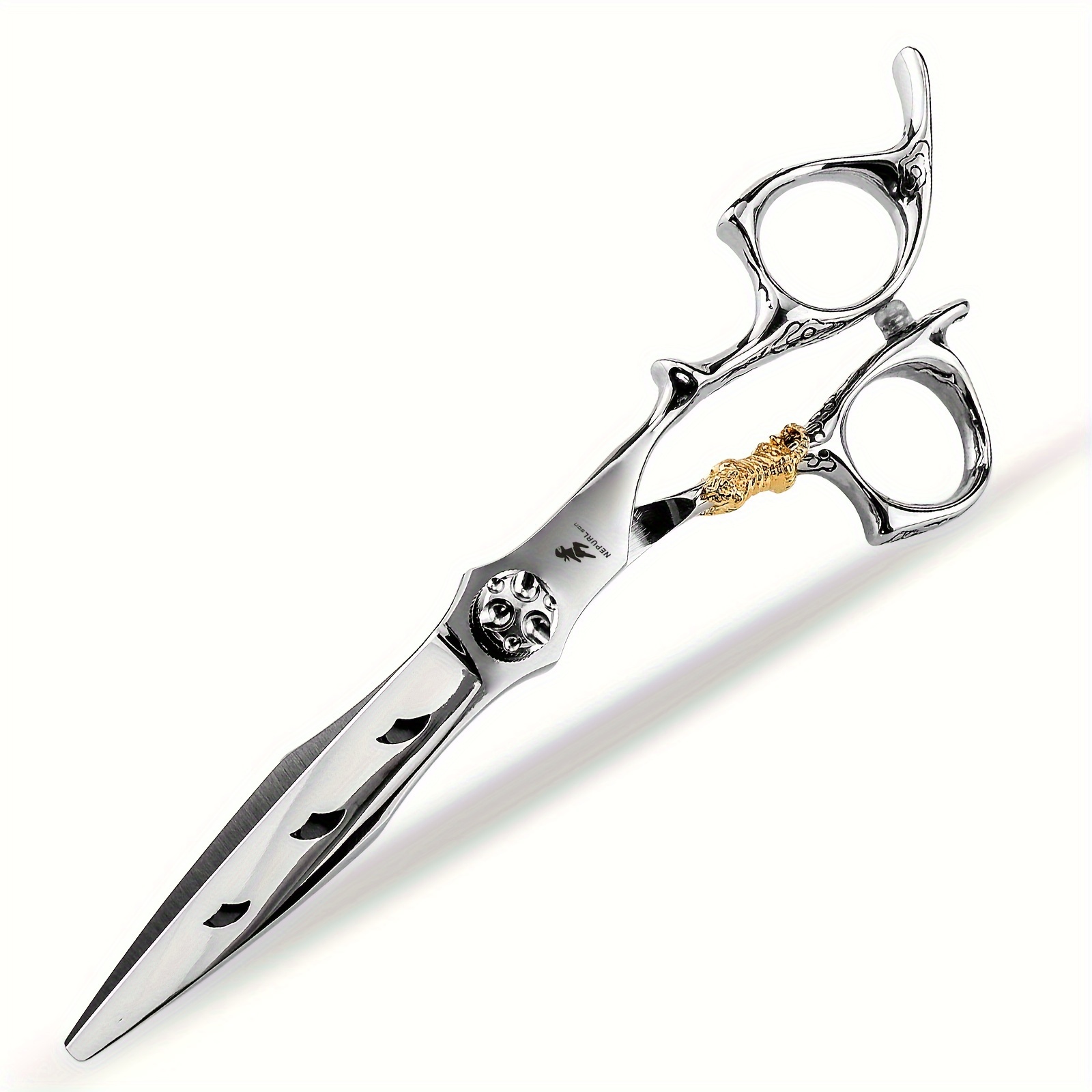 6.0 Inch Silvery Scissors Cutting Scissors Thin Scissors Teeth Scissors