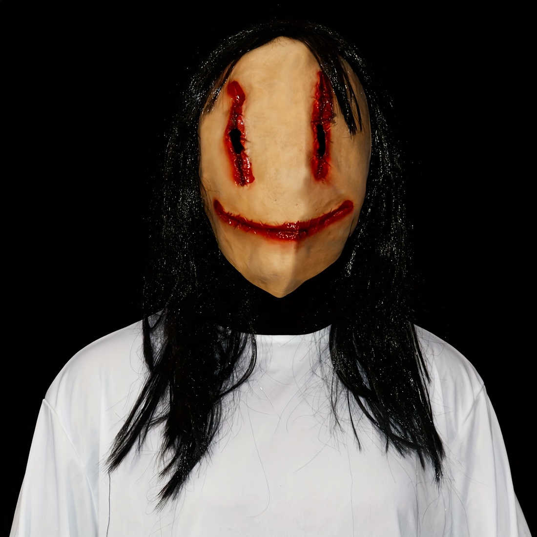 Masque Halloween Réaliste En Latex - Tête Complète Effrayante Pour Adulte - Pour Fête Déguisée, Maison Hantée - 13