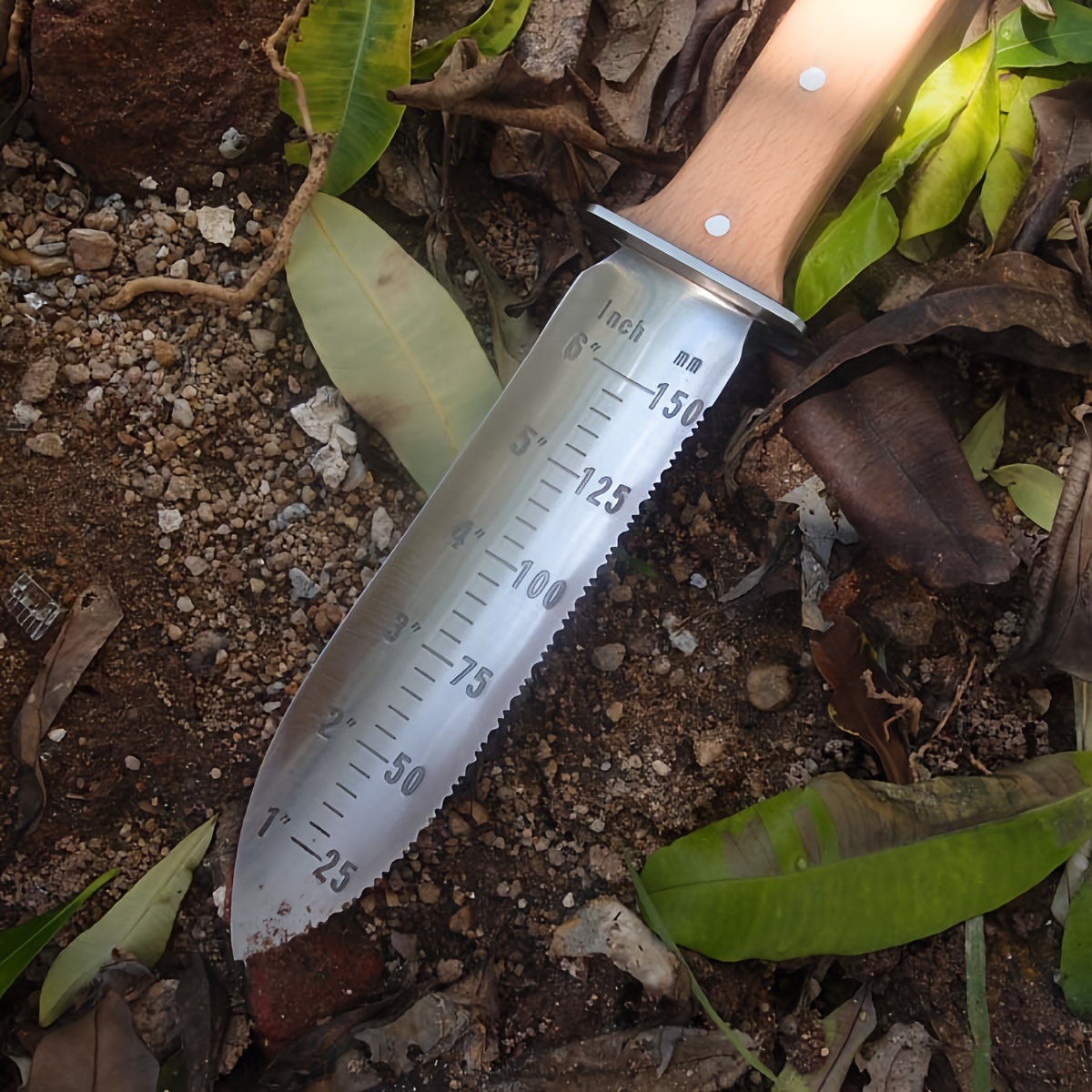 

Mountain Digging Knife For Changing Pots And Dividing Plants And Cutting Outdoor Digging Wild Vegetable Knife Gardening Loosening Soil Digging Knife, Used For Yard, Gardening, Camping, Hiking.