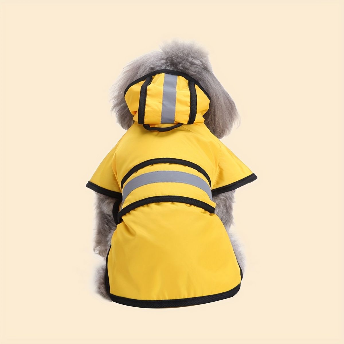 Pet raincoat, adjustable dog raincoat, thin and suitable for all seasons, with excellent waterproof performance. Available in 3 colors: yellow, blue and red. Complete sizes: XS, S, M, L, XL, 2XL, 3XL, 4XL. Suitable for all dog breeds.