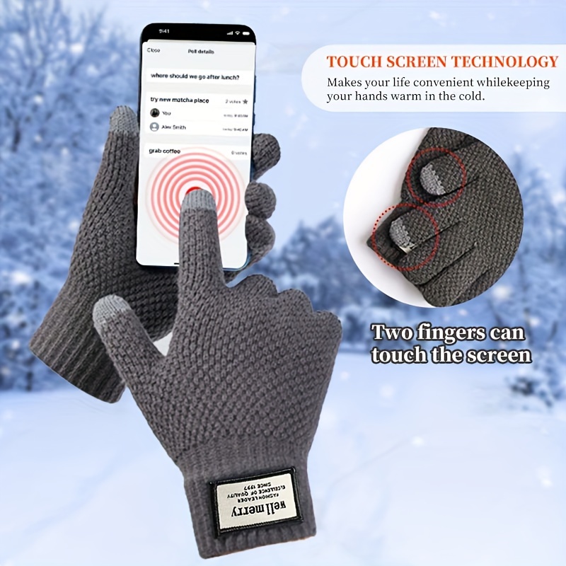 Gants Thermiques Sano-Flex 2.0 Homme/femme - Respirants, écran Tactile, Résistants Vent/eau - Pour Cyclisme, Running