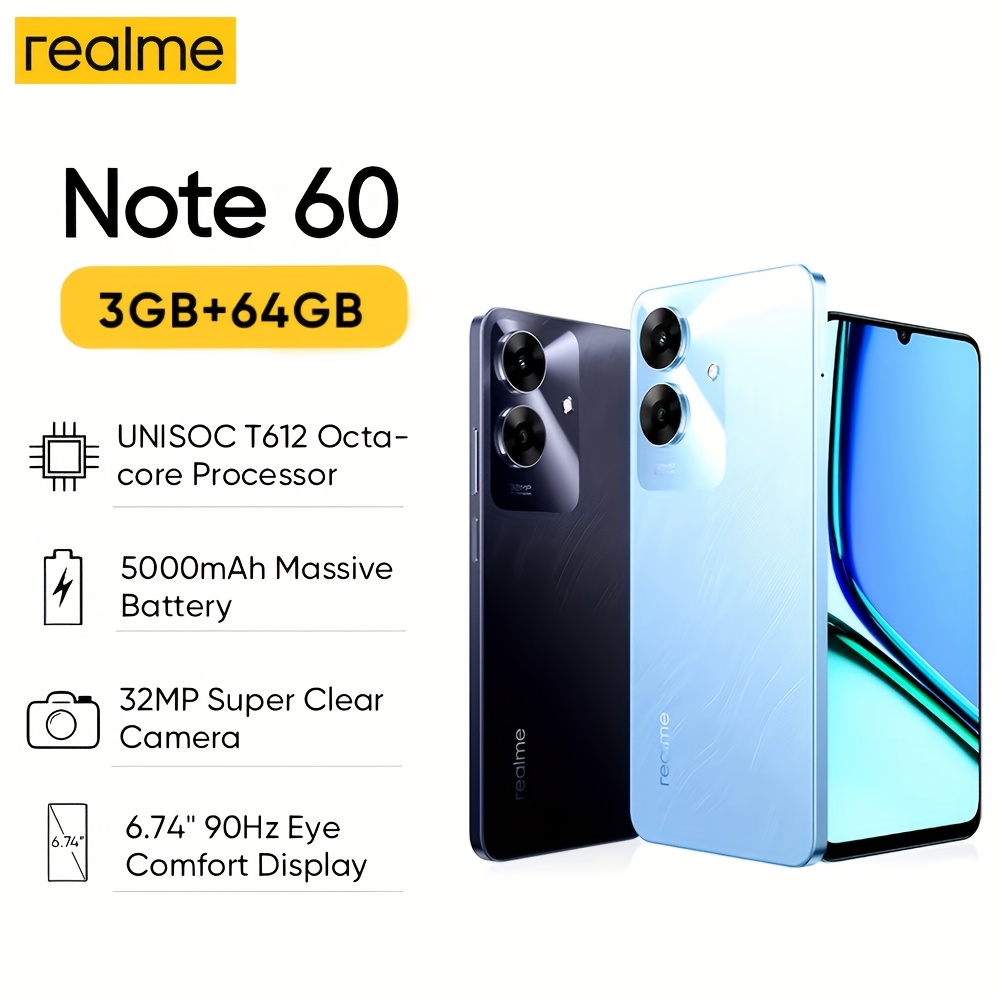 スマートフォン本体 realme Note 50 64GB 3GB RAM スマートフォン本体 Realme note 50 3gb+64gb Amazon.com