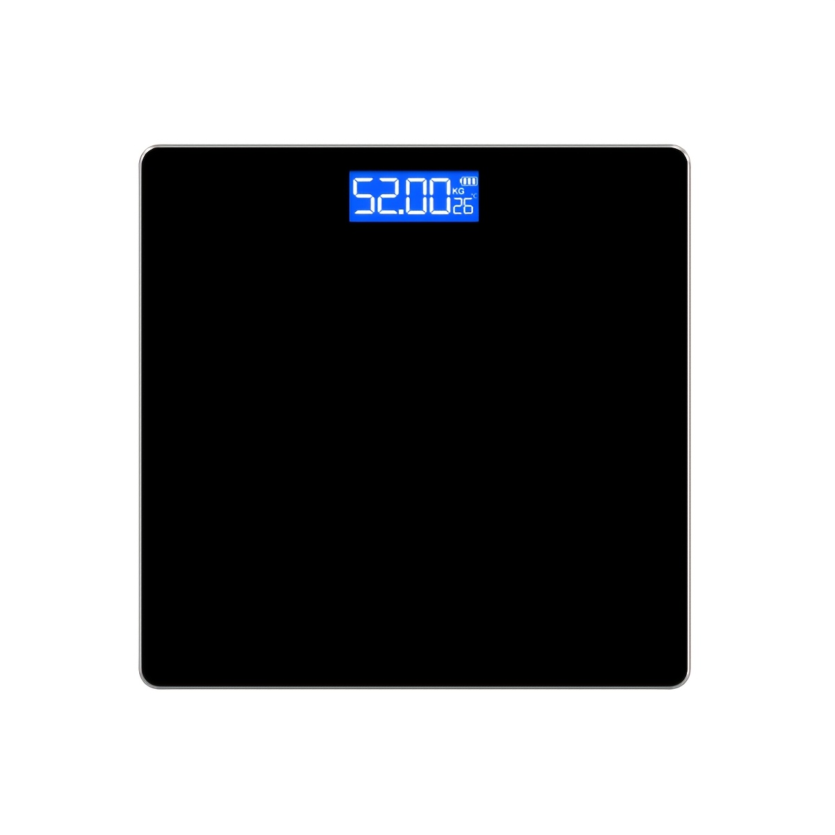 TEMU Digital Bathroom Scale, 180kg/396.8lb, Lcd Display, Household Daily Essentials, Household Electronic Scale, Body Fat, Precise Measurement, With