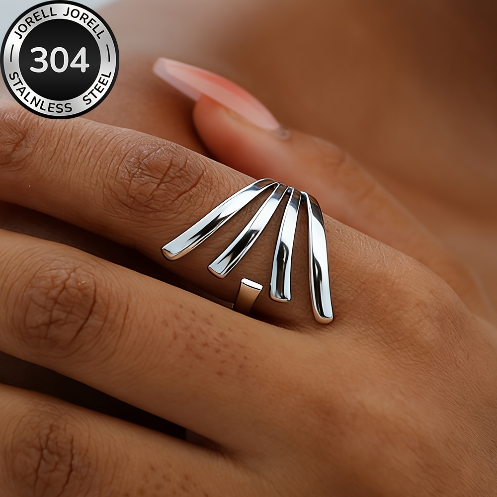 TEMU High-quality Stainless Steel Golden , Hypoallergenic, Tarnish-resistant, Comfortable And Versatile, Simple And Elegant, High-quality Fashion