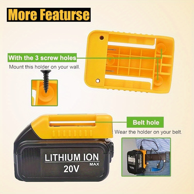2-Pack Battery USB Adapter For Dewalt 20V/18V MAX – Type-C & USB-A Power Source, Portable Charger For Phones & Devices