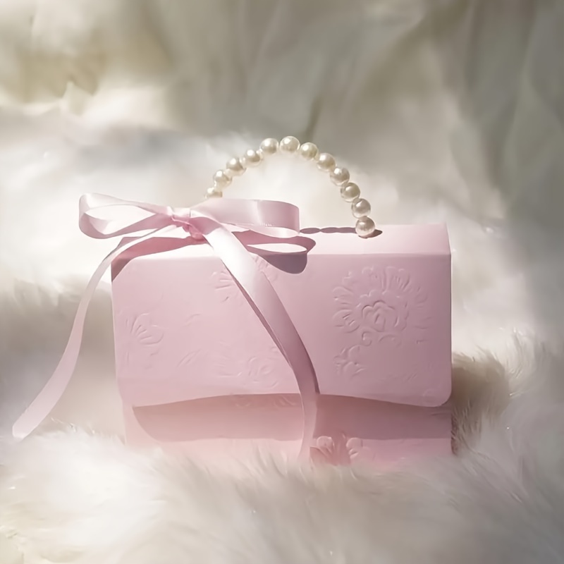 

10pcs Of Small And Large Wedding Favor Boxes, Foldable, High-end , , Empty Boxes.