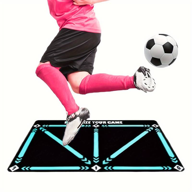 1pc soccer training mat outdoor soccertraining soccer pace practice control pace practice lmprove footworkpractice details 2