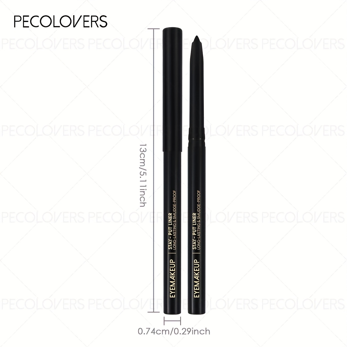 Waterproof Black Eyeliner with Long-Lasting Formula