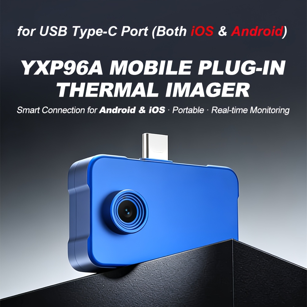 thermal imaging camera for ios   phone with usb type c port not for lightning port   192x192   resolution professional thermal camera high and low temperature tracking alarm infrared thermal imager