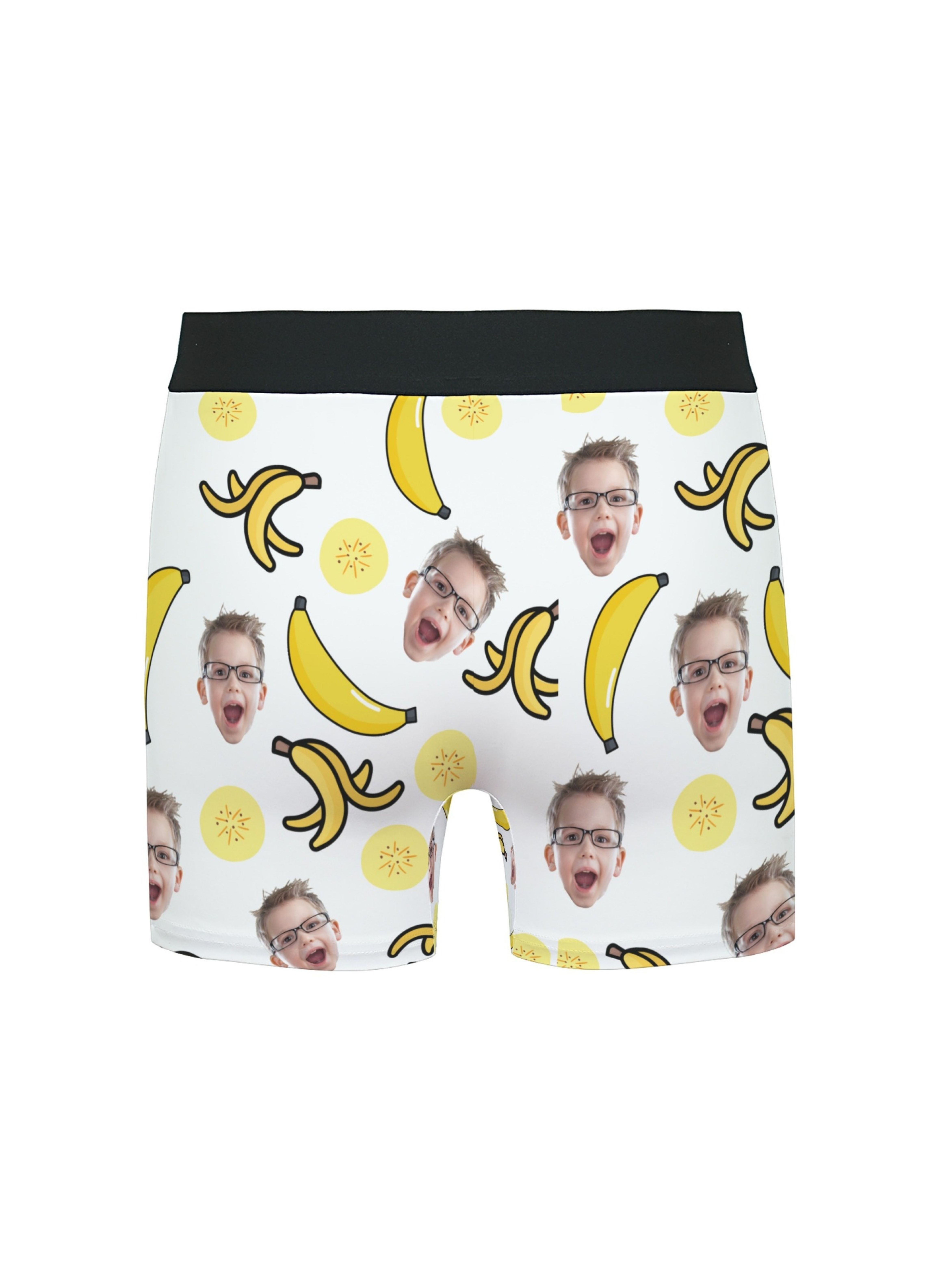 Personalized Pattern Underwear Hot * New Customized Face Men's Boxer  Underwear Set Banana Personalized Men's Underwear Gift For Children And  Husban