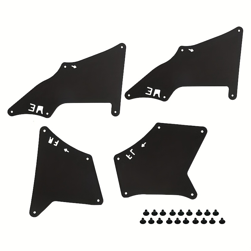 TEMU Juego de 4 guardabarros para las ruedas delanteras y traseras, para TOYOTA Land Cruiser 03-17, protectores interiores