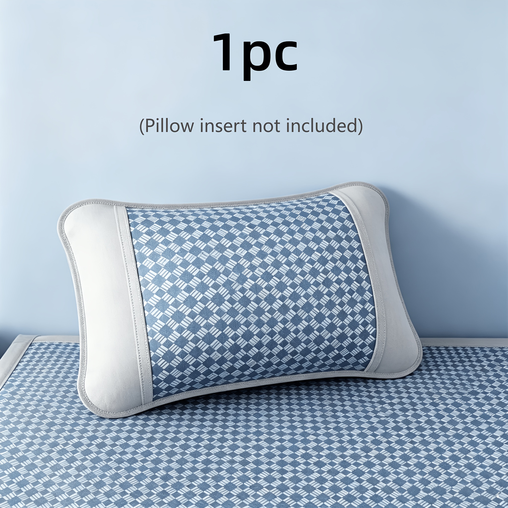 TEMU 1pc, Cool Summer Cooling Pillowcase (pillow Insert Not Included), And More Breathable, Summer Air-conditioned Bedroom Pillowcase, Relaxing Neck