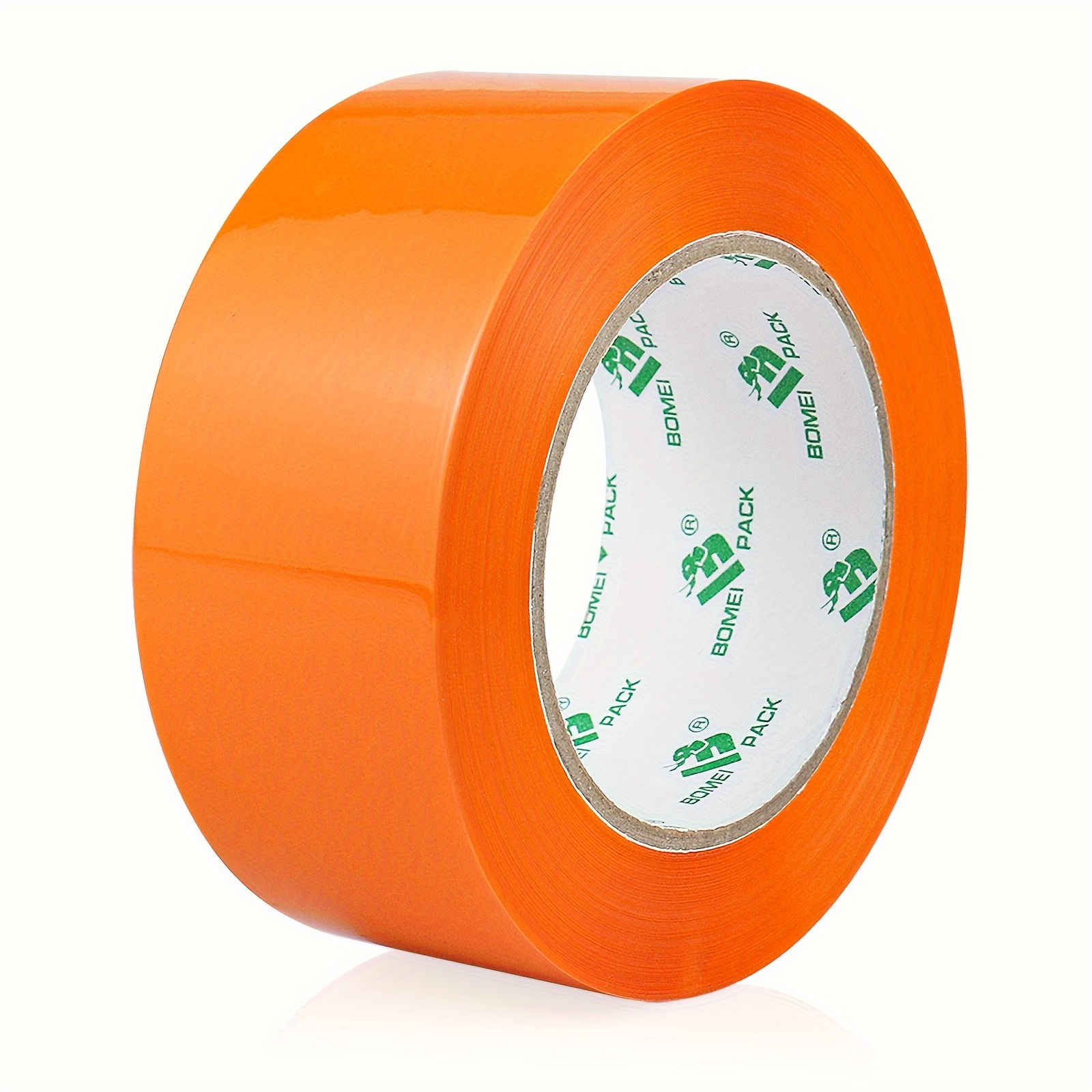 TEMU PACK Oranges Verpackungsband, 1,88 Zoll x 50 Yards, 1 Rolle Orange Boxband für Umzug, Versand Verpackung,