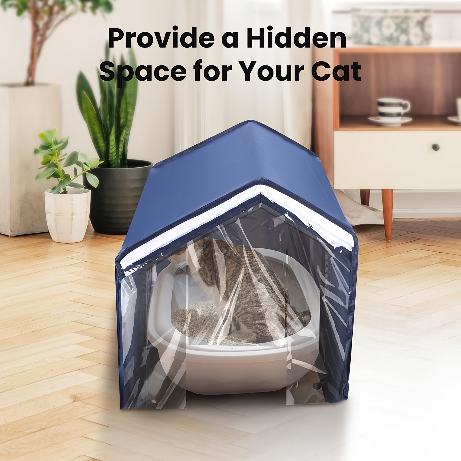 litter box cover dog proof litter box enclosed cat Temu