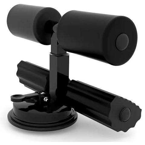 Sit-Up Assist Set with High-Intensity Resistance Bands and Double Suction Cups, Adjustable in Three Heights, Without Battery