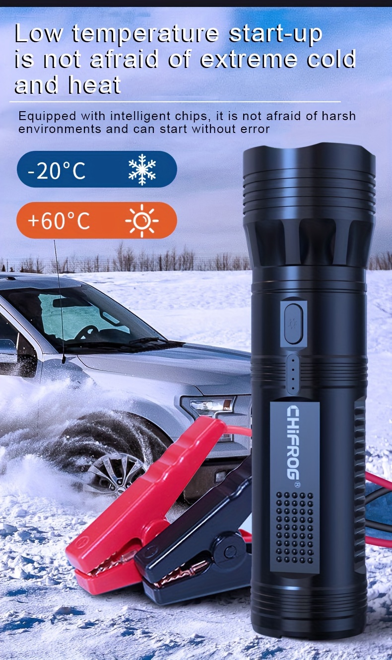 portable flashlight jump starter power bank car battery pack booster Product details 2
