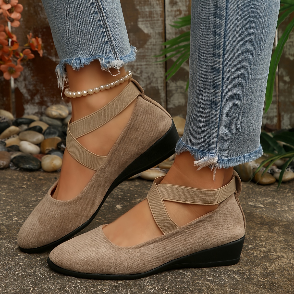 womens black dress shoes sold on Temu United States