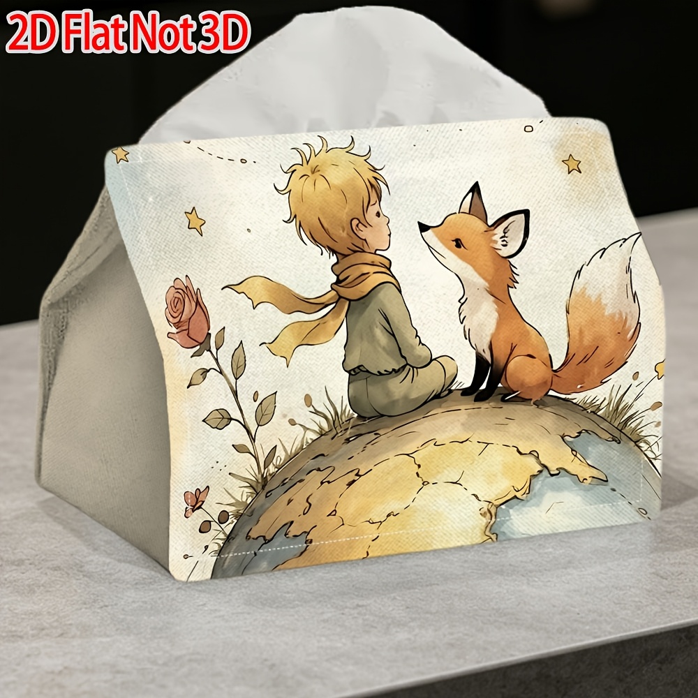 TEMU Porta fazzoletti 1 pz PRINCIPE - Porta asciugatovaglioli decorativo a tema con libro, per casa, da tavolo, regalo per le feste, per camera da