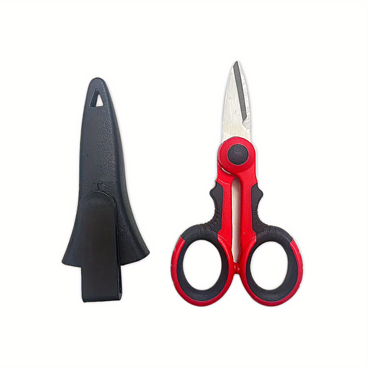 

1pc Mini Electrician Scissors, Carbon Stainless Steel, 3.0mm Thickness, Metal & Plastic, No Electricity Needed, Household Shears Tool, Tools For Electricians