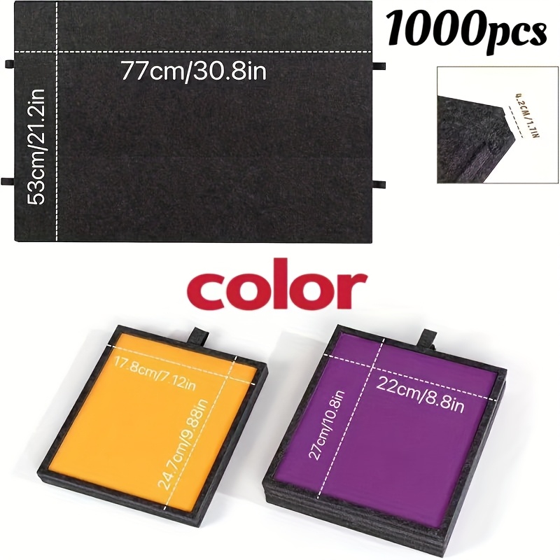 TEMU Table Puzzle Pliable avec Capacité de 1000/1500 pièces, Dotée d'un Organisateur de Tiroir 6 Couleurs, Support Intégré, Surface en Feutre, Housse