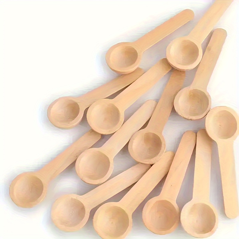 10pcs Wooden Spoons, Coffee Spoons