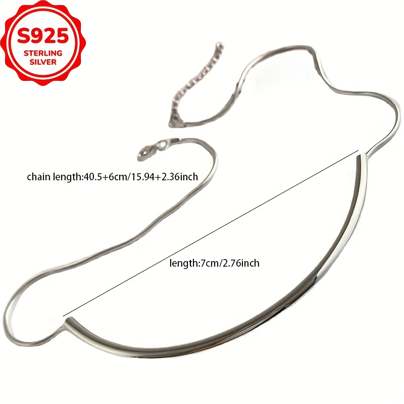 Retro Low Allergy Ring Necklace for Women