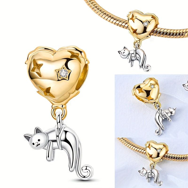 E-shop Ballon Katzenförmiges , ein Design speziell für die Schmuckherstellung, ist ein perfektes Geschenk für Frauen als Anhänger für Armbänder oder