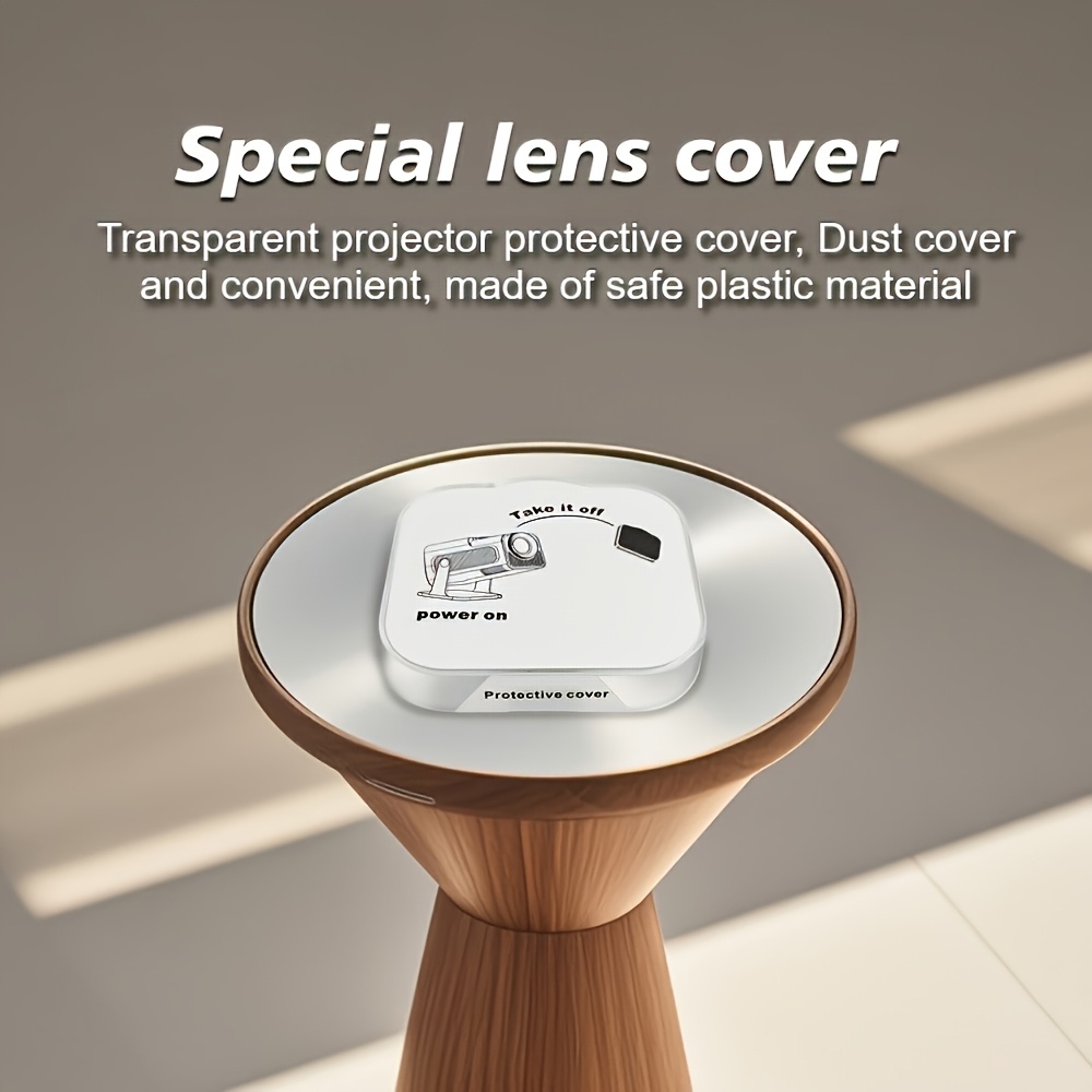 W WUDUNG HY320 Mini Projector Lens Protector - Durable PVC Dust Cover, Scratch-Resistant