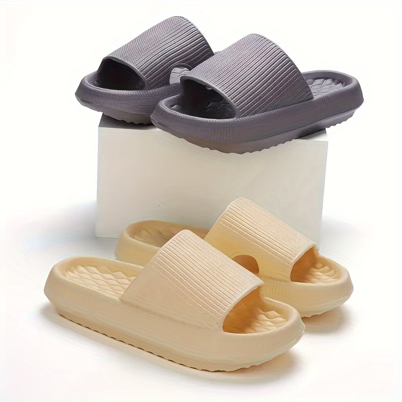 Summer Thick-Soled Sandals, Casual Open-Toe Soft Shoes, Comfortable Slippers, Bathroom Slides