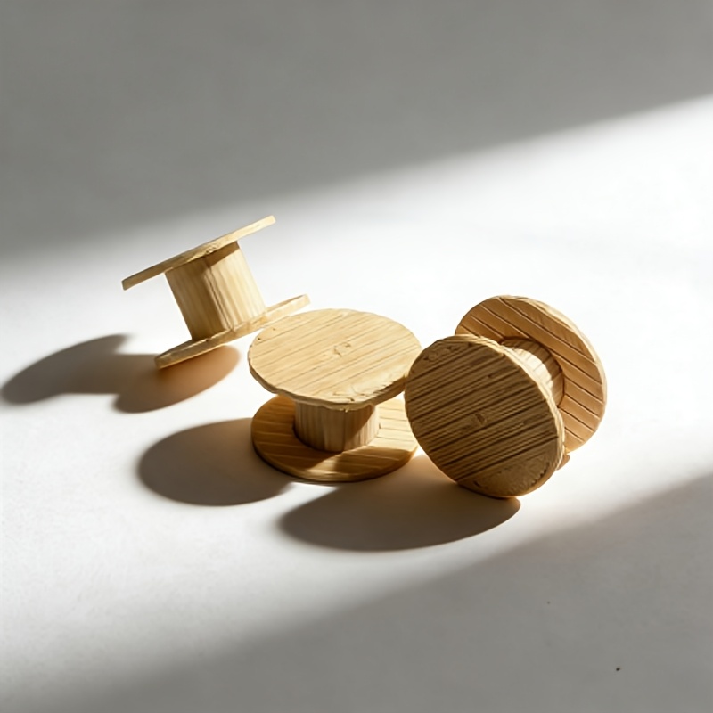 E-shop 3er-Set Mini-Kabelspule aus Kunststoff, Maßstab | Baufahrzeug-Modellzubehör | für Diorama, Architekturmodell, Materialien,