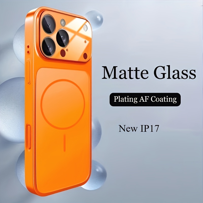 E-shop Handyhülle: Luxus neue Serie Nano Matt Glas Handyhülle, geeignet für iPhone 17 Air 16 15 14 13 Pro Max, Original Glas Nano Matt Handyhülle